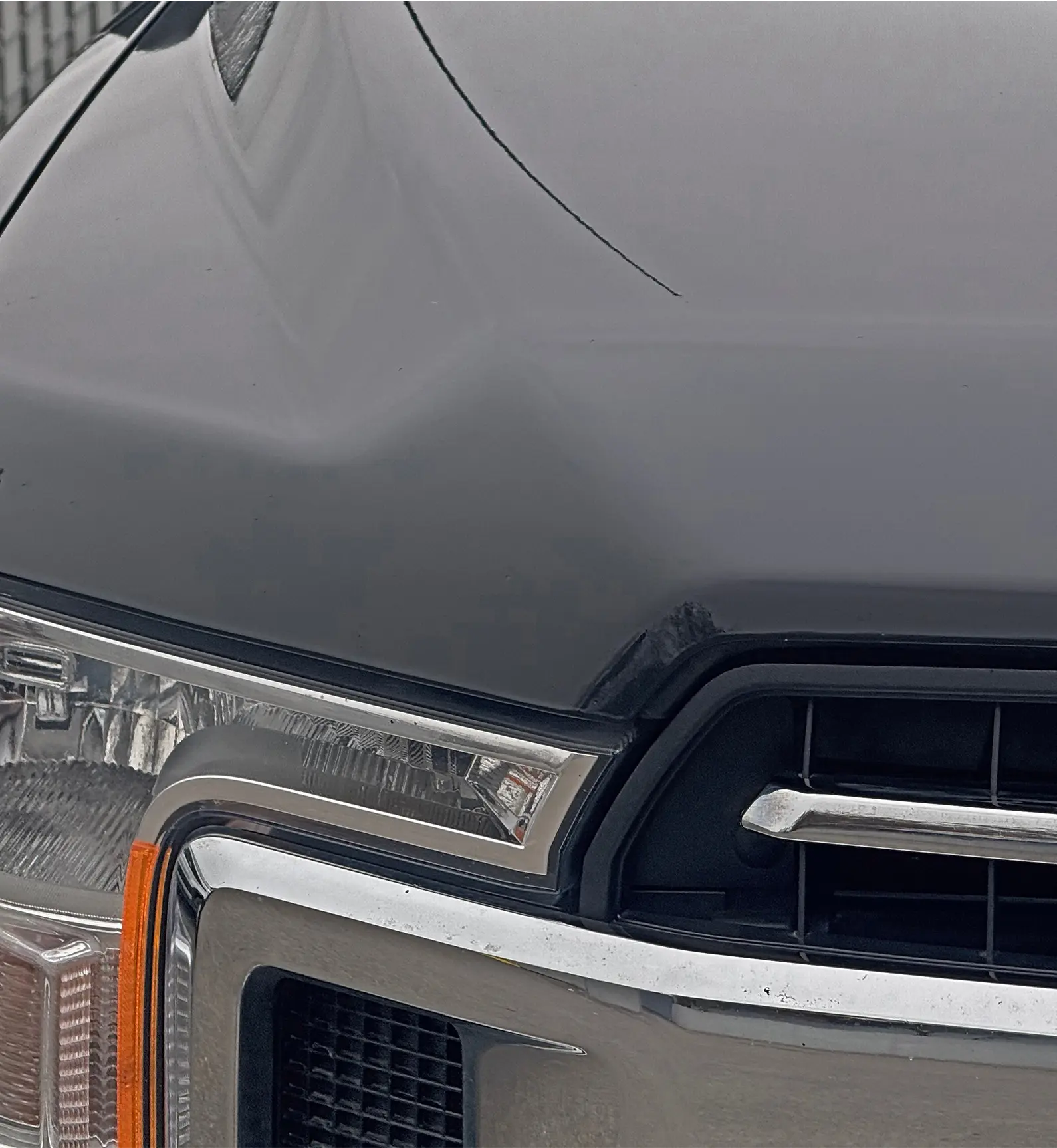 Black truck after a paint repair