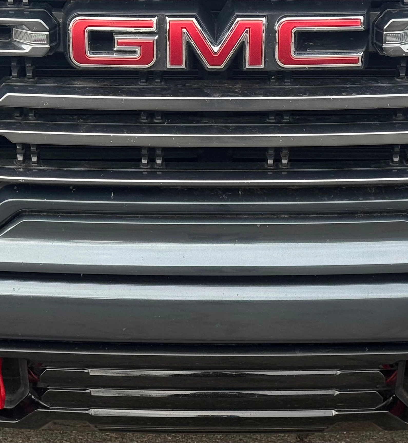 GMC car after a paint repair
